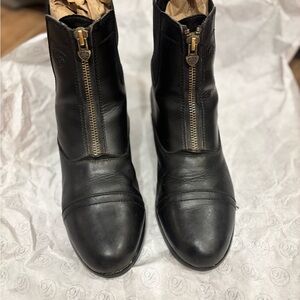 Ariat Women's Black Scout Zip Paddock Boots Greta for lessons, English shows